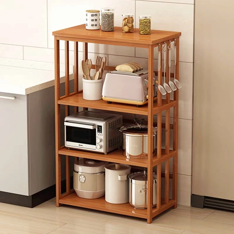 Compact Oven Shelf for Kitchen-Solid Wood Finish
