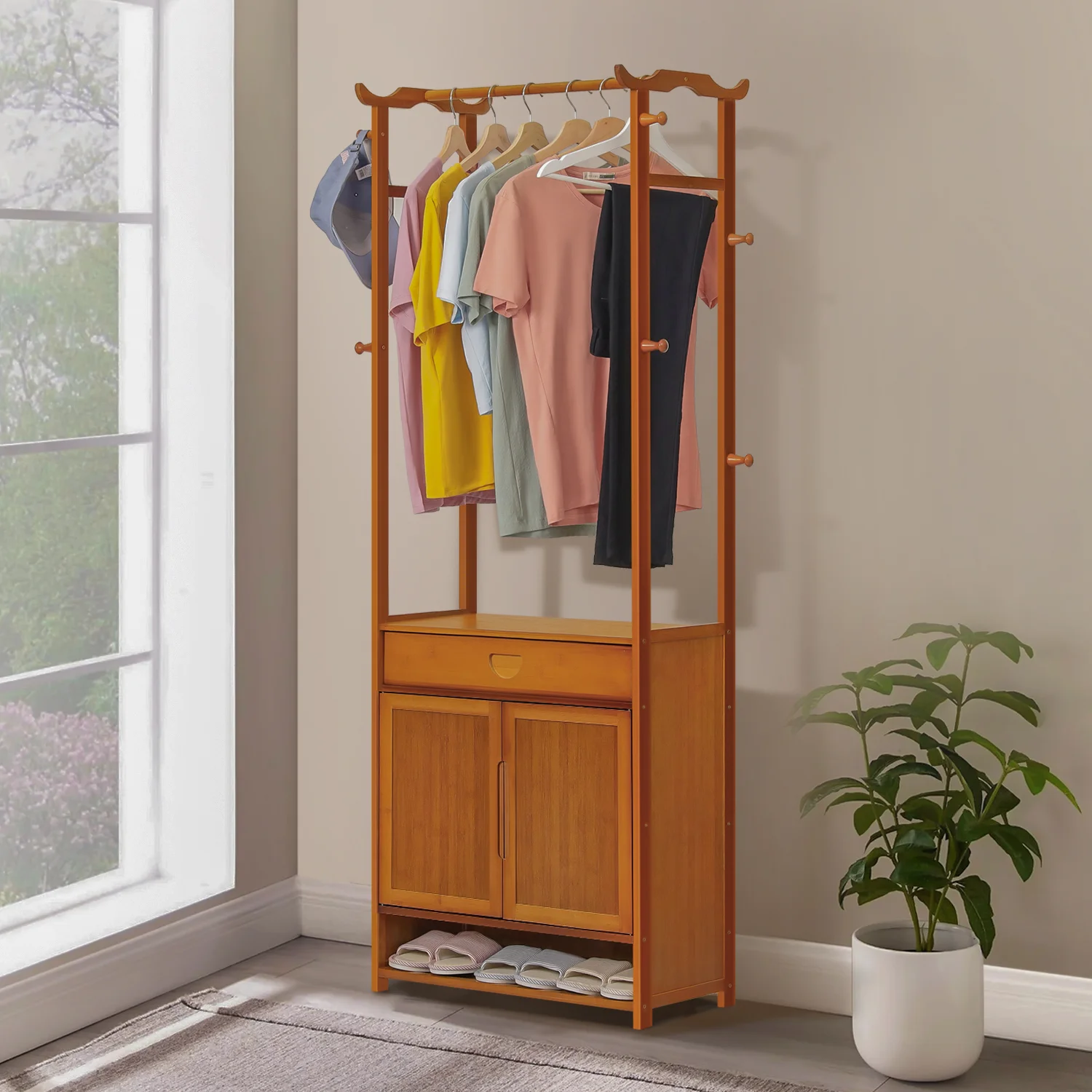 Exclusive Wooden Anla | Wooden Clothes Stand