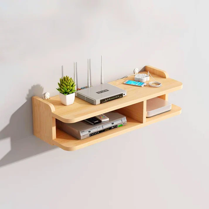 Exclusive Wooden Wall Hanging Router Shelf For Your beautiful Home & Office